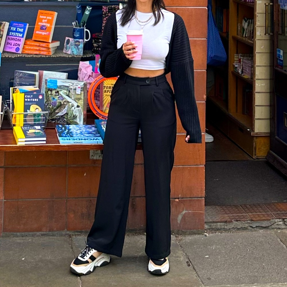 Black Trousers Princess Polly